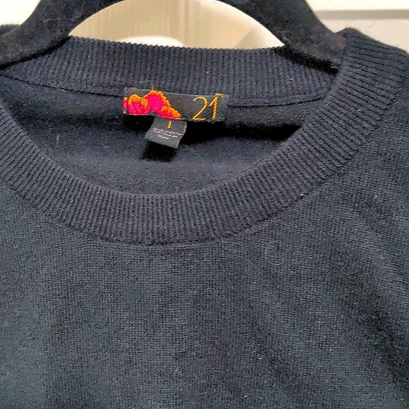 Rue 21 Black Sweater - Picture 2 of 3